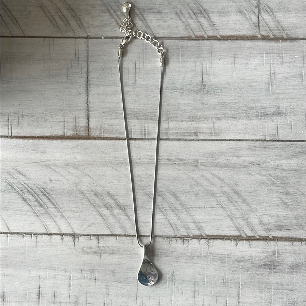 Brighton Silver Geometric Pendant Necklace